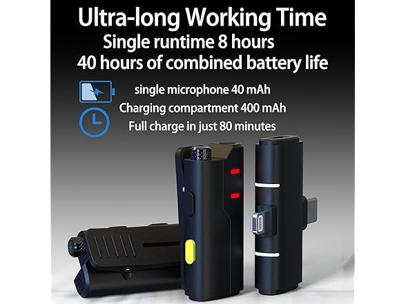 Wireless Mini Lavalier Lapel Microphone