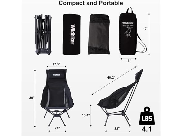 Wildhiker RestAngle High Back Chair