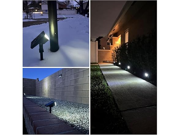 GKGG Waterproof Outdoor Solar Lights