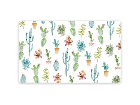 Cactus Melamine Pet Feeding Placemat - 19" x