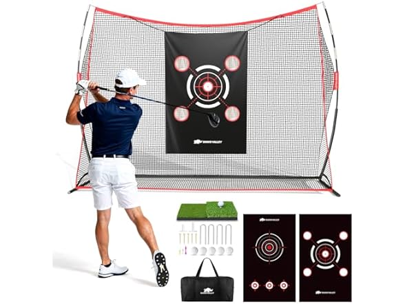 Rhino Valley Golf Practice Net with 2 Targets