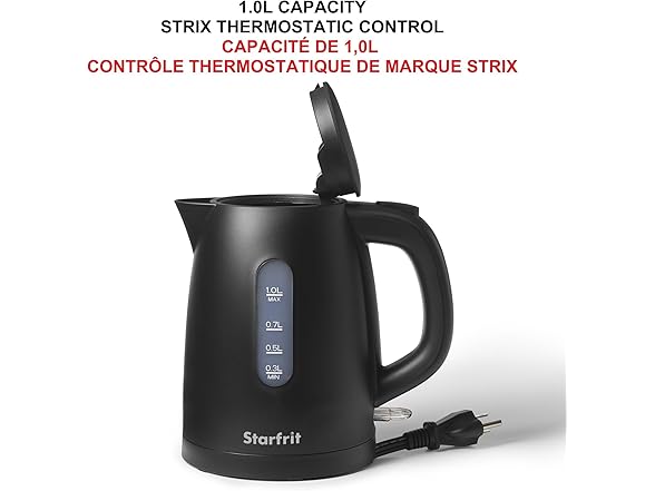 (NEW) StarFrit Alston Electric Plastic Kettle