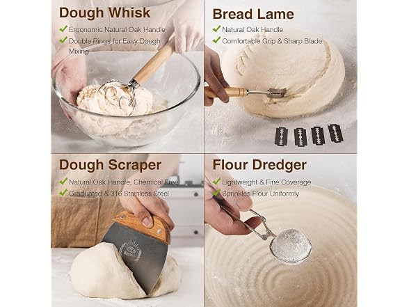 Sourdough Starter Kit, Banneton Bread