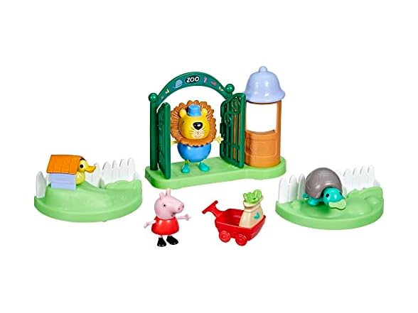 Peppa Pig Toys Peppa's Day at The Zoo Playset