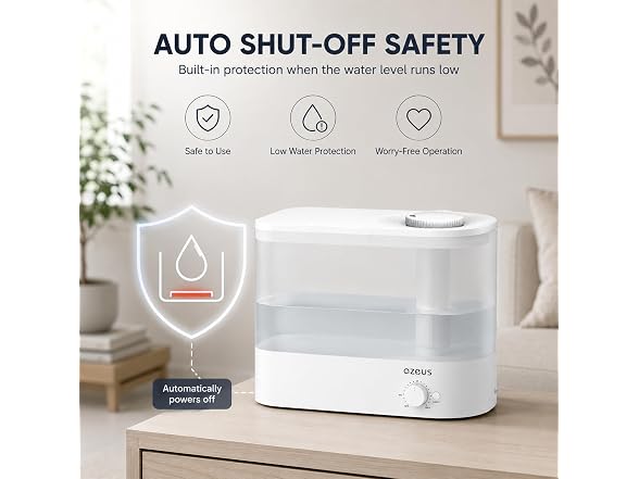 AZEUS 6L Top Fill Cool Mist Humidifier