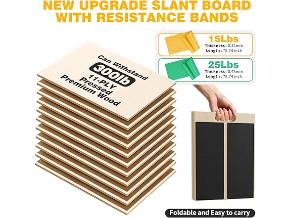 Grcill Slant Board for Calf Stretching