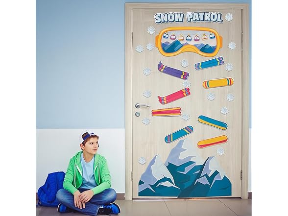 Fun Express Snow Patrol Classroom Door Decoration Set