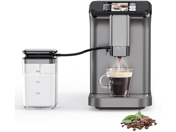GustoWave Espresso Maker with Milk Frother