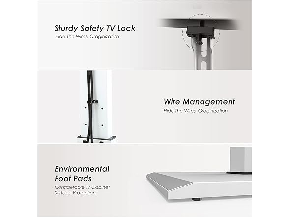 FITUEYES Iron Base Floor TV Stand | 32-65"