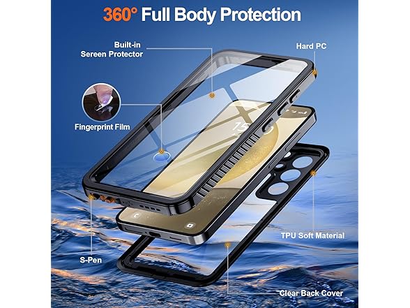 Hualele for Samsung Galaxy S24 Plus Case