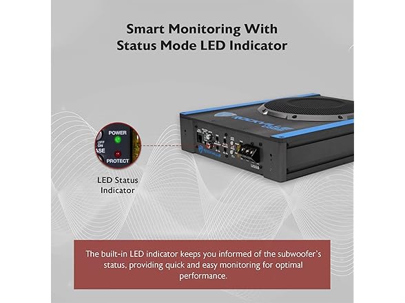 Rockville Rockville USS8 8" 600W Slim Under-Seat Active Ca