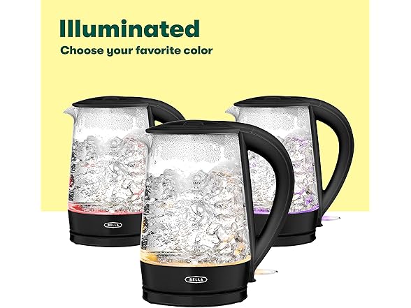 BELLA 1.7 Liter Glass Electric Kettle