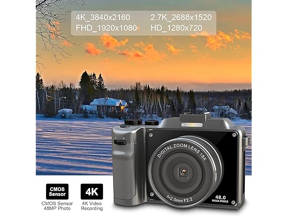 Camcordy Vlogging Camera