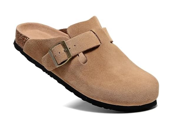 INTINEXT Men's and Women's Suede Clogs