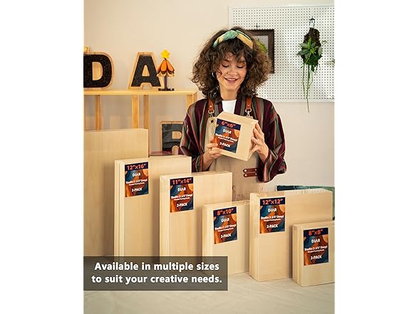 DJAR Wood Canvas Panels