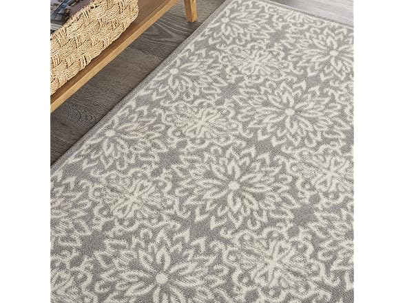 Nourison Jubilant Floral Rug 3x5 Ivory