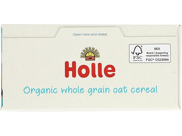 1CT Holle Organic Wholegrain Oat Cereal, 8 OZ