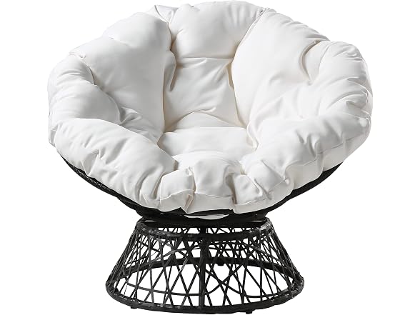OSP Home Furnishings Wicker Papasan Chair