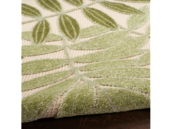 Nourison Home Aloha Ivory Green 8 Round