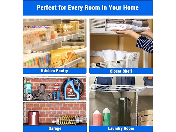 WAWINY Wire Shelf Liners 16x36, 5 Pack