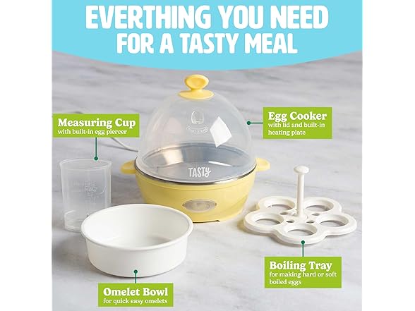 Tasty Mini Rapid Egg Cooker