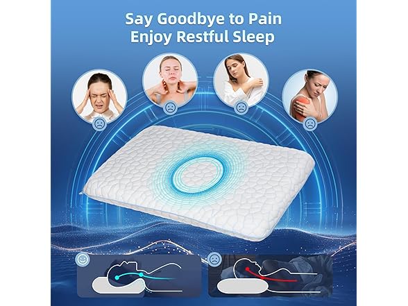 Ultra Thin Flat Pillows for Sleeping