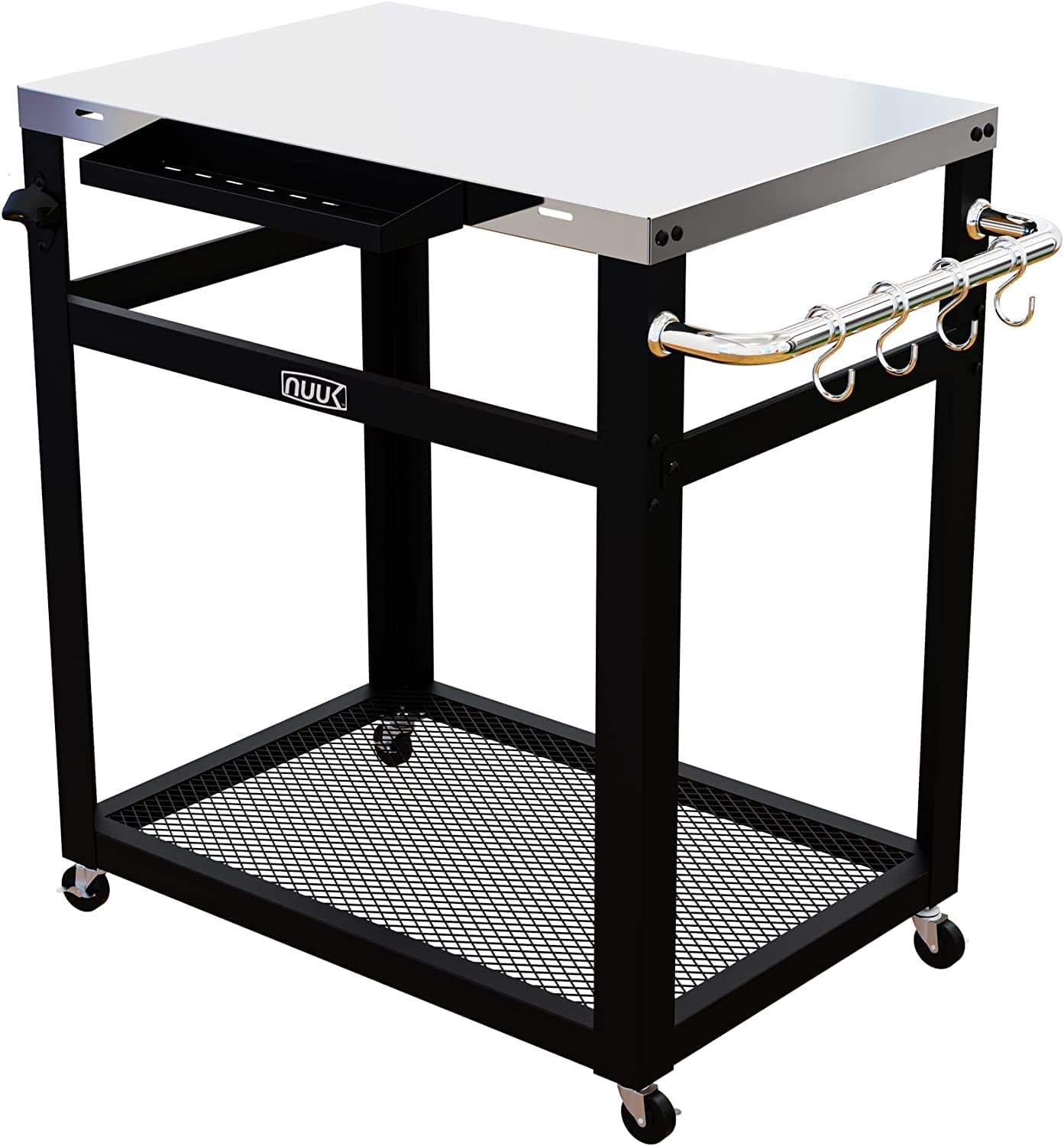 NUUK 30IN Outdoor BBQ GRILL Cart w/Cover - Gallery 11