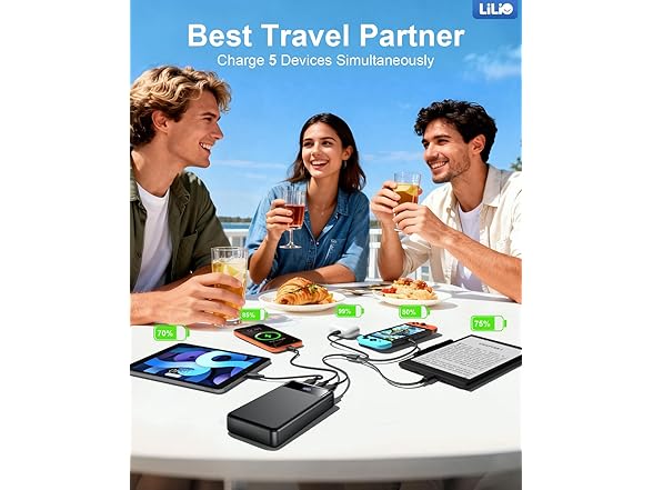 LILIO Portable Charger Power Bank