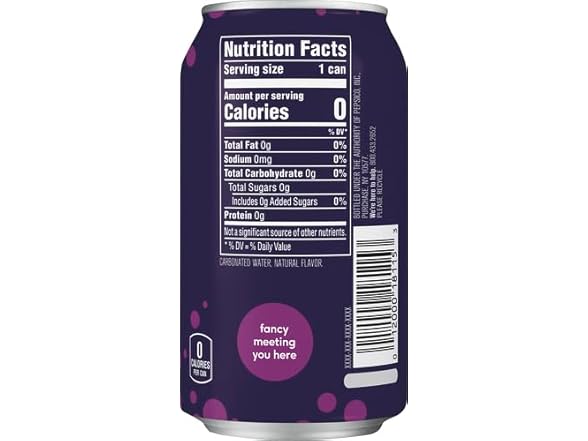 1CT Bubly Sparkling Water, Blackberry, 12 Ounce