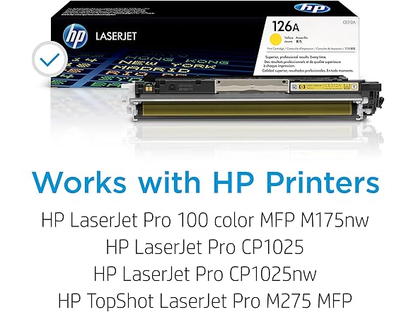 HP CE312A Toner Cartridge Yellow