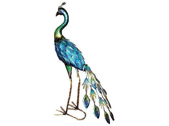 Iron 31" Peacock