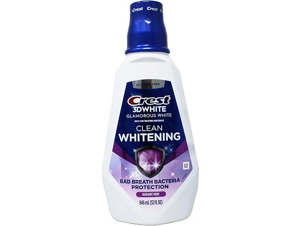 Crest 3D White Mouthwash 32oz
