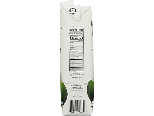 Real Coco KHRM00377966 Pure Organic Coconut Water - Gallery 2