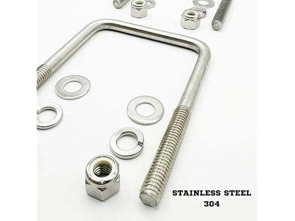 Mighty Fasteners U-Bolt 3/8"-16 12pk