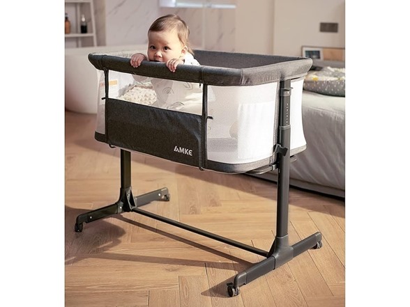 AMKE Baby Bedside Bassinet Sleeper