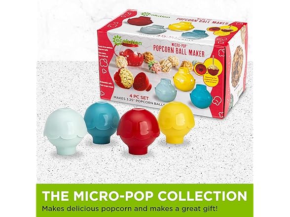 Ecolution Micro-Pop Popcorn Maker 4PcSet