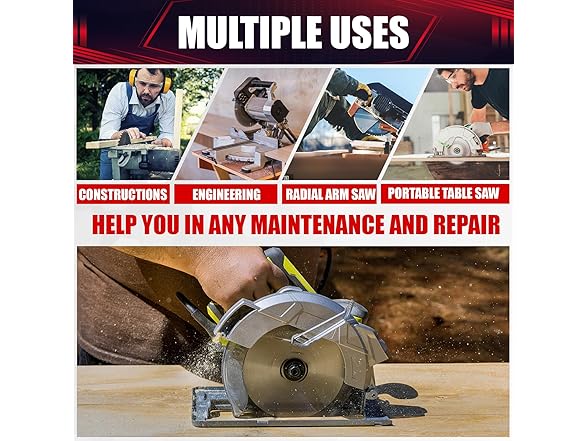 wesleydrill 6.5" Circular Saw Blade 10pk