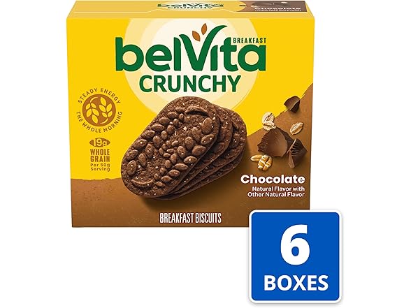 30PK belVita Breakfast Bars Biscuits, Chocolate