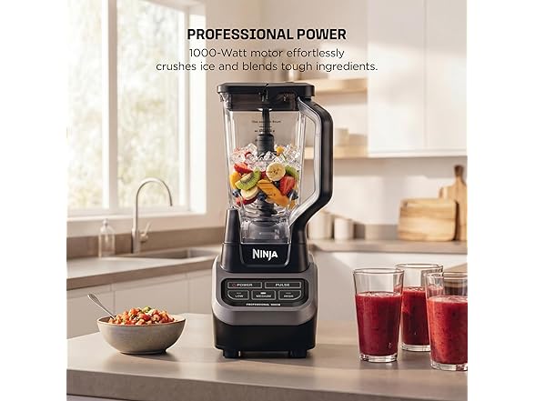 Ninja BL610 Professional 72 Oz Countertop Blender 