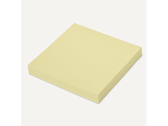 Amazon Basics Square Sticky Notes, 18 pack