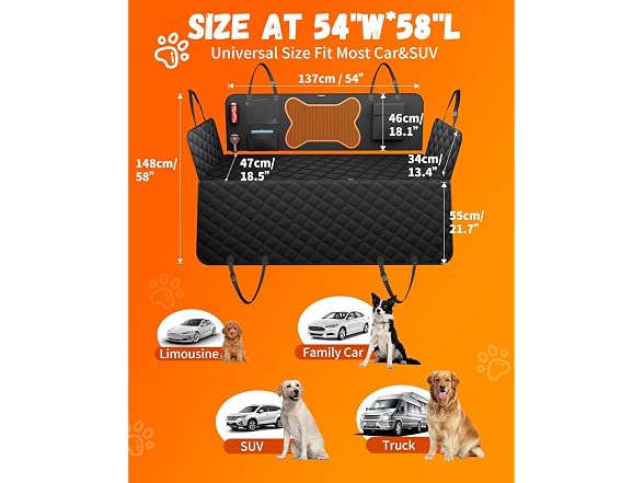 Truck & SUV Dog Back Seat Cover