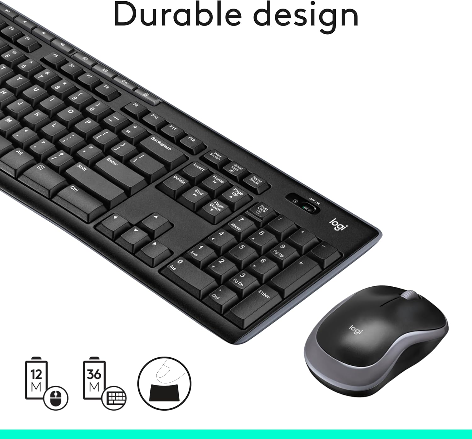 Logitech MK270 Wireless Keyboard And Mouse Combo - Gallery 10