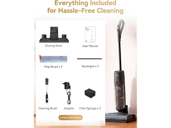 ILIFE D90 Cordless Wet Dry Vacuum - Gallery 8