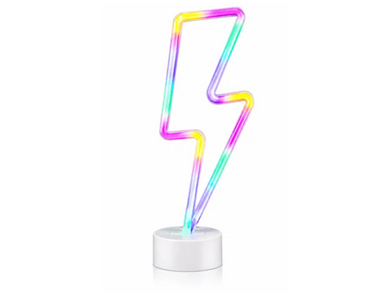 Brightside 13" Lightning LED Neon Table Light Stand
