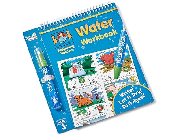 Bob Books Beginning Readers Water Workbook