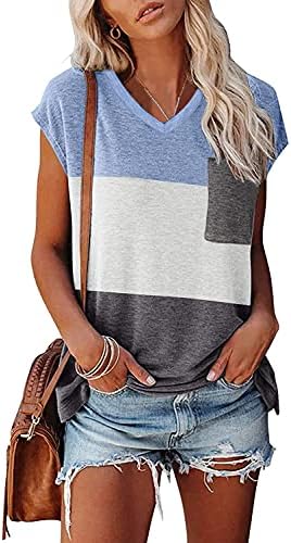 2 Pack Womens Casual Short Sleeve Shirt