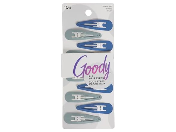 Goody Snap & Go Metal Contour Clips, 10 Count
