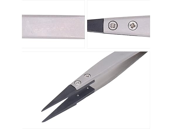 Chazcool AAP-Tool-352 (2 Pack) Plastic Tweezers