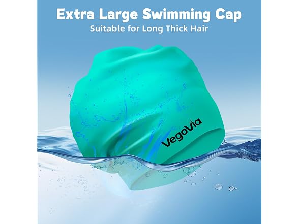 VegoVia Large Swim Cap Green