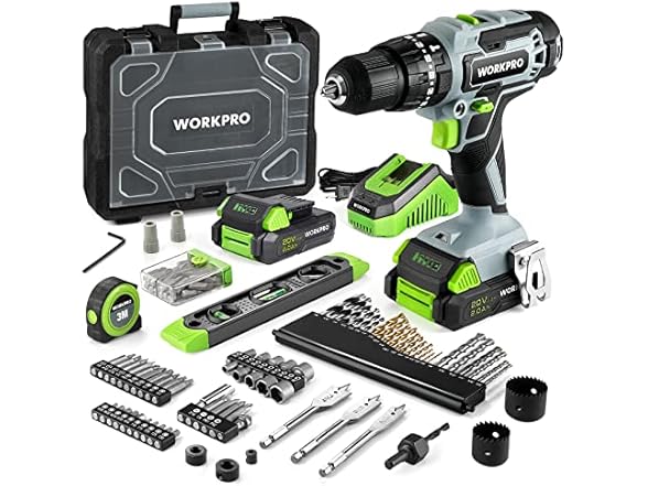 WORKPRO 20V Max Cordless Drill Driver
